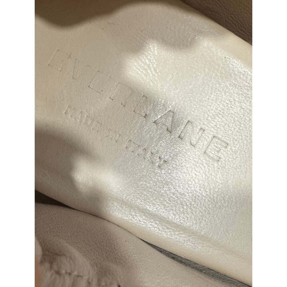 EVERLANE The Day Heel Genuine Italian Leather Red Block Heel Pumps Size 8.5 - Picture 5 of 8